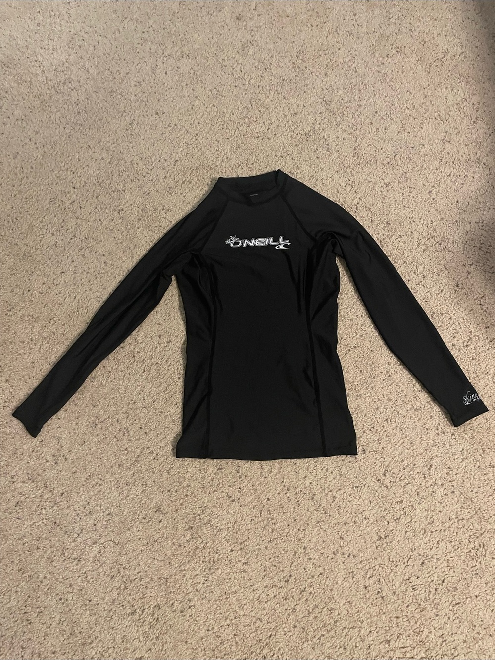 O'Neill Black Long-Sleeve Performance Rash Guard